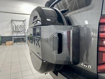 21 999 р. Пластиковый колпак (чехол) запасного колеса RALEX  Tank 400 (2023-2025) (черный глянец (лак))  с доставкой в г. Кемерово. Увеличить фотографию 11