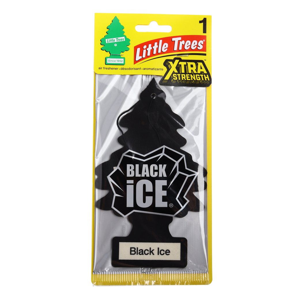 254 р. Ароматизатор подвесной пластина (лед черный) большая елочка CAR FRESHNER  с доставкой в г. Кемерово