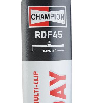 399 р. Щетка стеклоочистителя 450мм бескаркасная Rainy Day Flat Multi Clip CHAMPION  с доставкой в г. Кемерово. Увеличить фотографию 2