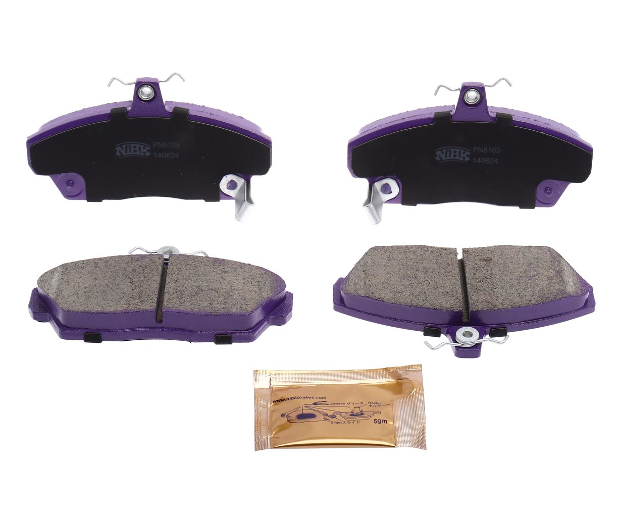 3 199 р. Колодки тормозные HONDA Civic (98-05) передние (4шт.) NIBK  с доставкой в г. Кемерово