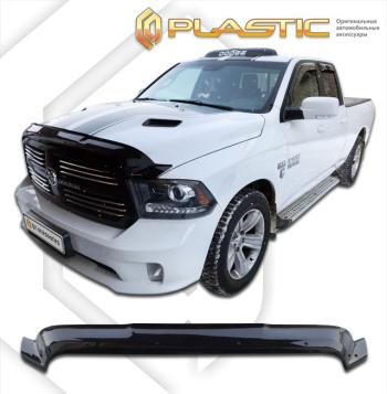 Дефлектор капота (exclusive)Classic черныйDodgeRam 1500 IV поколение, пикап, Quad Cab2008 – 2012