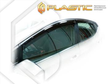 Ветровики дверейClassic полупрозрачныйKiaCeed 2015 - 2018Chrome molding=120,