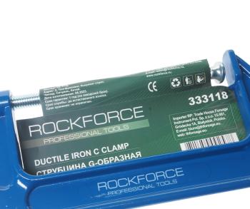 1 799 р. Струбцина G-образная 200мм ROCKFORCE  с доставкой в г. Кемерово. Увеличить фотографию 3