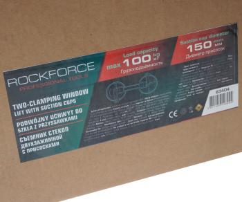 2 299 р. Стеклодомкрат с 2 захватами 145мм алюминий ROCKFORCE  с доставкой в г. Кемерово. Увеличить фотографию 3