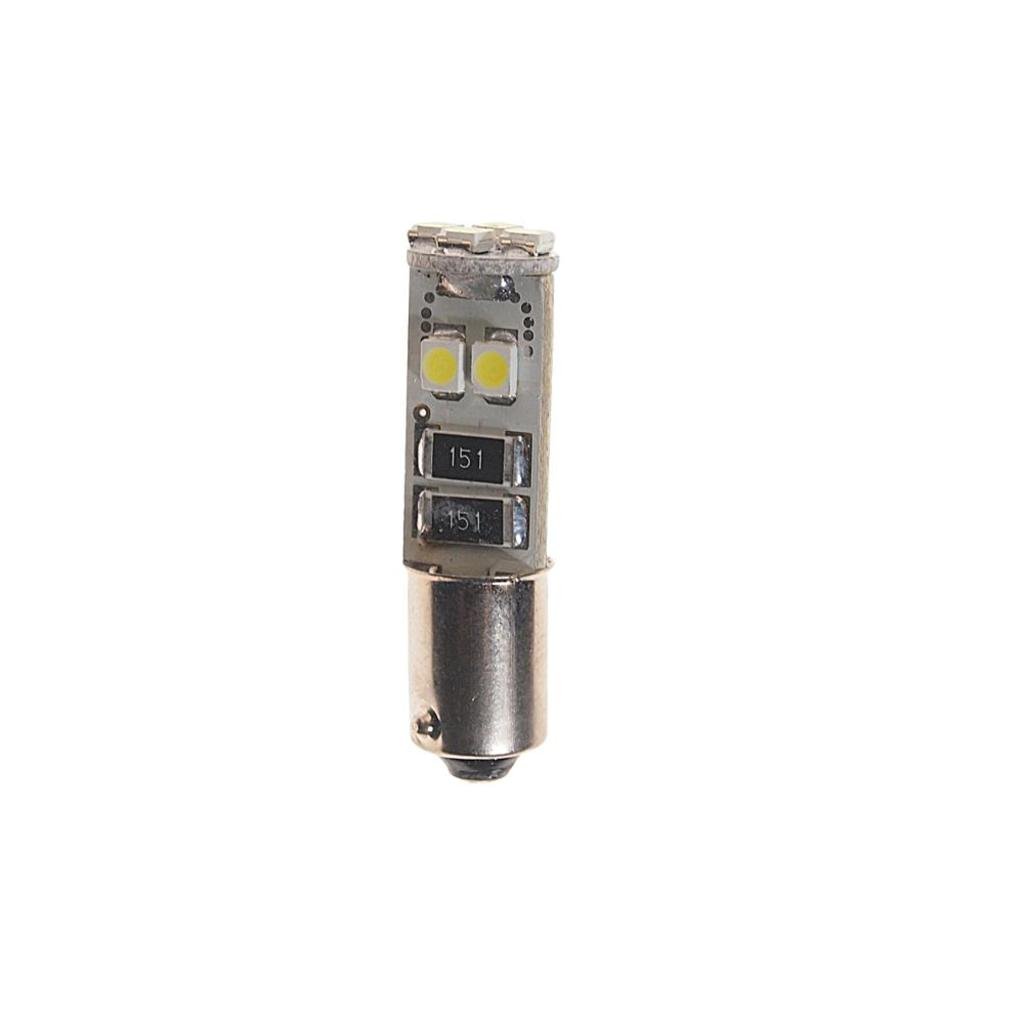 9 р. Лампа светодиодная 12V T4W BA9s 6000K 8 светодиодов с обманкой CANbus MEGAPOWER  с доставкой в г. Кемерово