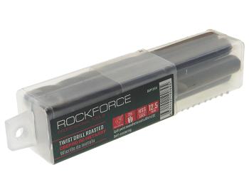 1 599 р. Сверло по металлу 12.5мм HSS Cobalt (5шт.) ROCKFORCE  с доставкой в г. Кемерово. Увеличить фотографию 2