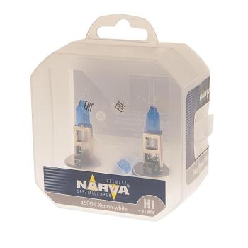 979 р. Лампа набор 12V H1 55W + W5W бокс (2шт.+2шт.) Range Power NARVA  с доставкой в г. Кемерово. Увеличить фотографию 1
