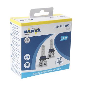 4 699 р. Лампа светодиодная 12V24V HIR2 24W PX22d 6500K бокс (2шт.) Range Perfomance LED NARVA  с доставкой в г. Кемерово. Увеличить фотографию 2