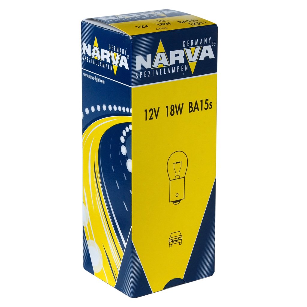 84 р. Лампа 12V R18W BA15s Stop P25 NARVA  с доставкой в г. Кемерово