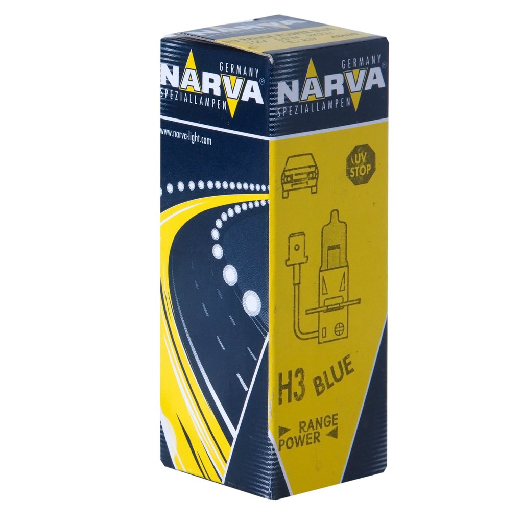 479 р. Лампа 12V H3 55W PK22s +50% Range Power Blue+ NARVA  с доставкой в г. Кемерово