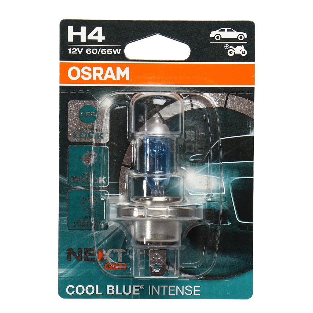 679 р. Лампа 12V H4 6055W P43t-38 +100% 5000K блистер Cool Blue Intense NextGen OSRAM  с доставкой в г. Кемерово