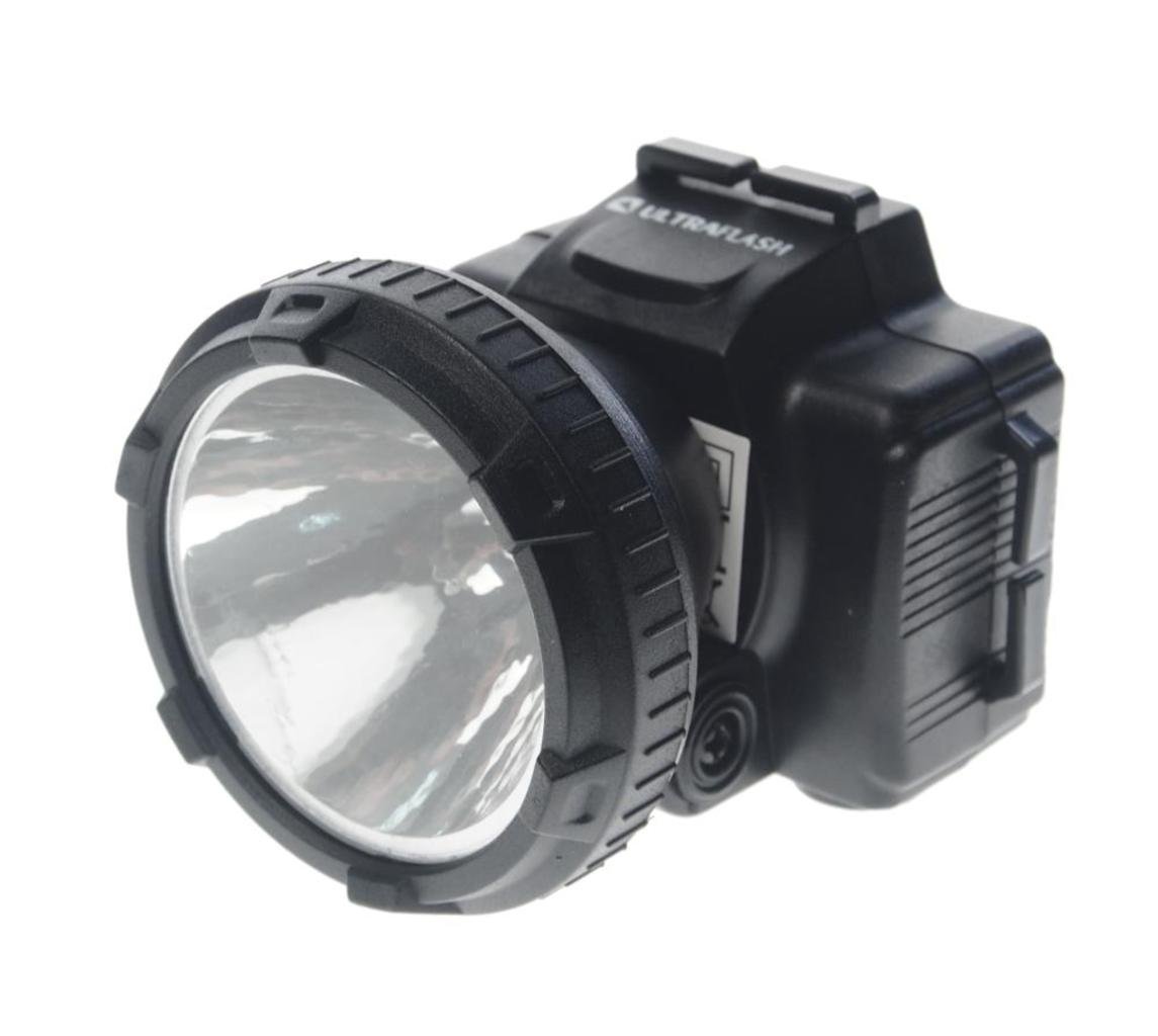 619 р. Фонарь налобный аккумуляторный ULTRAFLASH  с доставкой в г. Кемерово