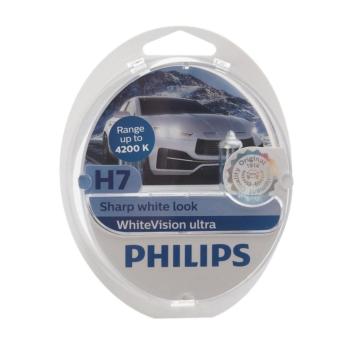 2 769 р. Лампа набор 12V H7 55W+W5WT105 PX26d 4200K бокс (2шт.+2шт.) White Vision Ultra PHILIPS  с доставкой в г. Кемерово. Увеличить фотографию 1