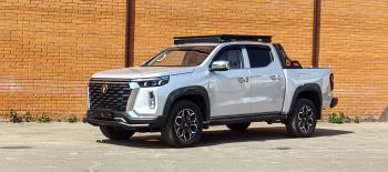 59 999 р. Багажник экспедиционный (1250х1420 мм, алюминий) РИФ  Changan Hunter Plus (2022-2025) пикап  с доставкой в г. Кемерово. Увеличить фотографию 8