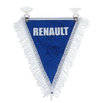 175 р. Вымпел RENAULT с бахромой на 2-х присосках АВТОРЕАЛ  с доставкой в г. Кемерово. Увеличить фотографию 1