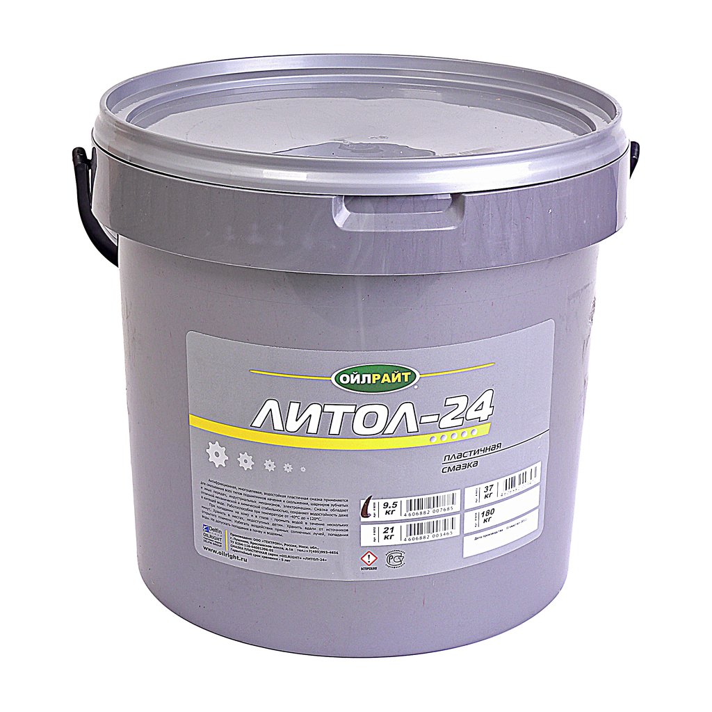 3 299 р. Смазка ЛИТОЛ-24 9.5кг OILRIGHT  с доставкой в г. Кемерово