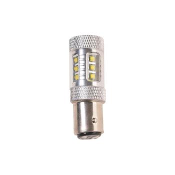 129 р. Лампа светодиодная 12V P215W BAY15d 6000K двухконтактная 16 светодиодов MEGAPOWER  с доставкой в г. Кемерово. Увеличить фотографию 3