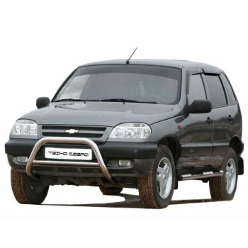 Передок (низкий) Техно Сфера Chevrolet Niva 2123 дорестайлинг (2002-2008) (нержавейка)