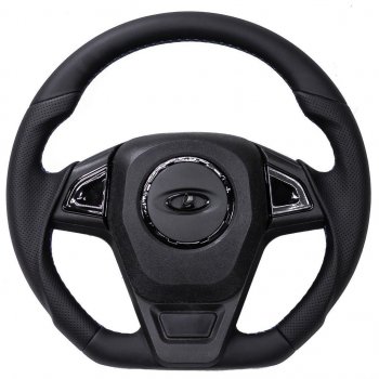 6 899 р. Рулевое колесо autodemic  Chevrolet Niva  2123 (2002-2020), Лада 2123 (Нива Шевроле) (2009-2020), Лада Калина ( 1118,  1117,  1119,  2192,  2194) (2004-2018), Лада Калина Cross  2194 (2014-2018), Лада Калина Спорт ( 1119,  2192) (2008-2018), Лада Приора ( 2170,  2171,  2172,  21728) (2007-2018) (анатомическое, в коже)  с доставкой в г. Кемерово. Увеличить фотографию 4