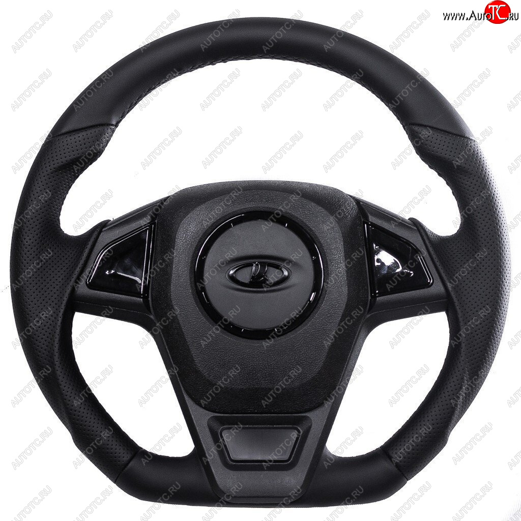 6 899 р. Рулевое колесо autodemic  Chevrolet Niva  2123 (2002-2020), Лада 2123 (Нива Шевроле) (2009-2020), Лада Калина ( 1118,  1117,  1119,  2192,  2194) (2004-2018), Лада Калина Cross  2194 (2014-2018), Лада Калина Спорт ( 1119,  2192) (2008-2018), Лада Приора ( 2170,  2171,  2172,  21728) (2007-2018) (анатомическое, в коже)  с доставкой в г. Кемерово