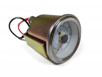 5 799 р. Манометр VIAIR 2 160 PSI, 2 контура, с подсветкой, белый Viair 90083  с доставкой в г. Кемерово. Увеличить фотографию 2