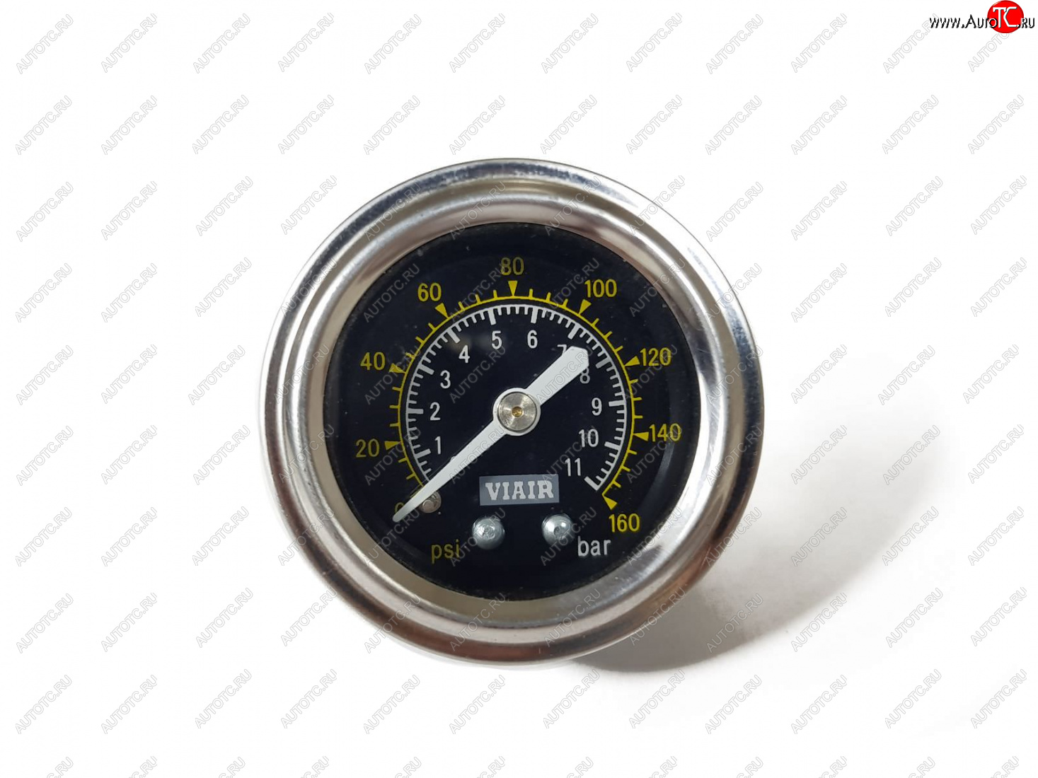 1 449 р. Манометр VIAIR 1.5 160 PSI, черный Viair 90085  с доставкой в г. Кемерово