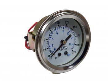 1 999 р. Манометр VIAIR 2 220 PSI, с подсветкой, белый Viair 90089  с доставкой в г. Кемерово. Увеличить фотографию 2