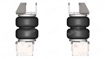 32 499 р. Пневмоподвеска Mercedes-Benz Sprinter W906 309 - 324; 209, Volkswagen Crafter 35 (2007-2016), 4x4, полный привод, задняя ось Арайд 41014  с доставкой в г. Кемерово. Увеличить фотографию 1