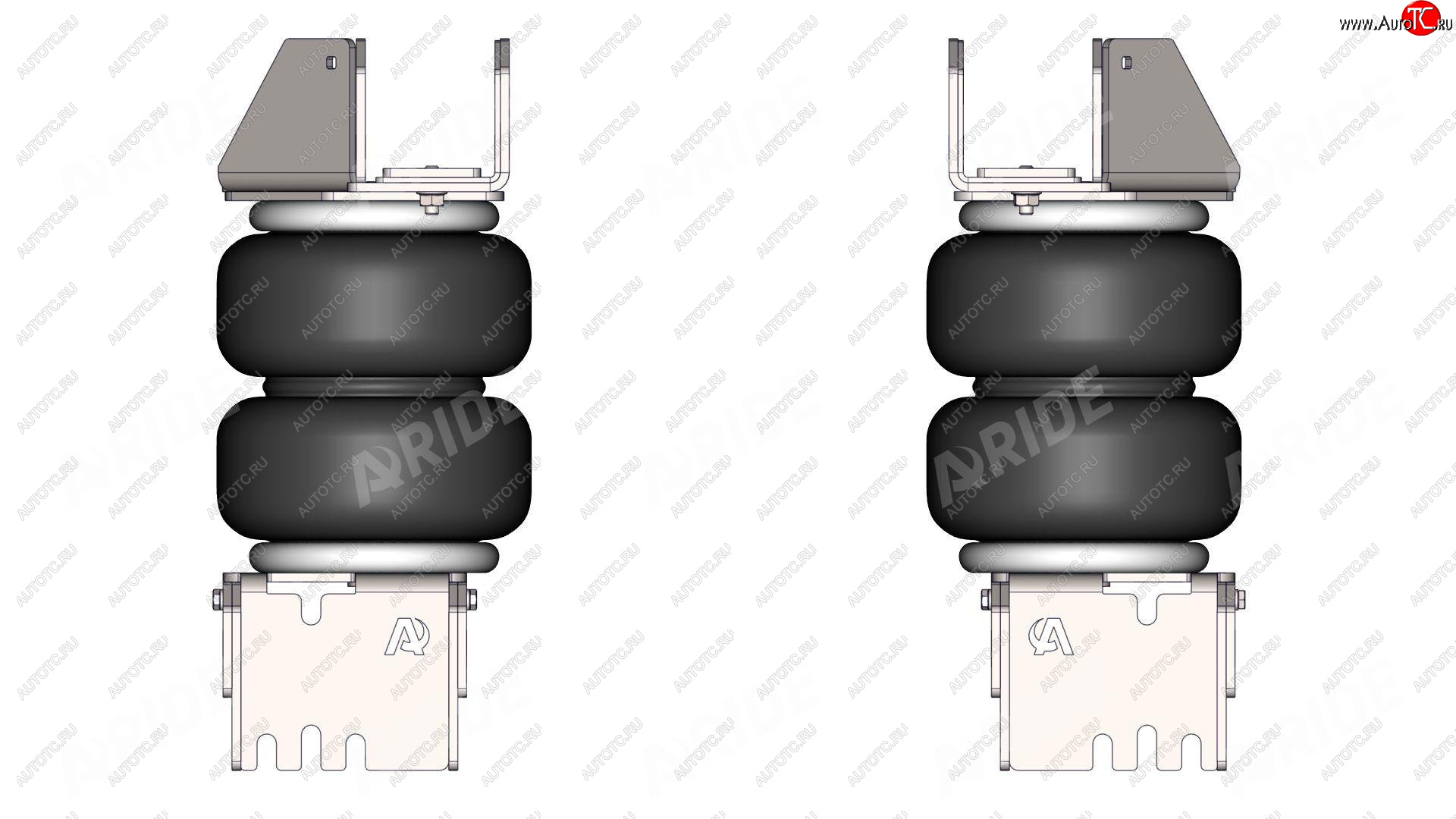32 499 р. Пневмоподвеска Mercedes-Benz Sprinter W906 309 - 324; 209, Volkswagen Crafter 35 (2007-2016), 4x4, полный привод, задняя ось Арайд 41014  с доставкой в г. Кемерово