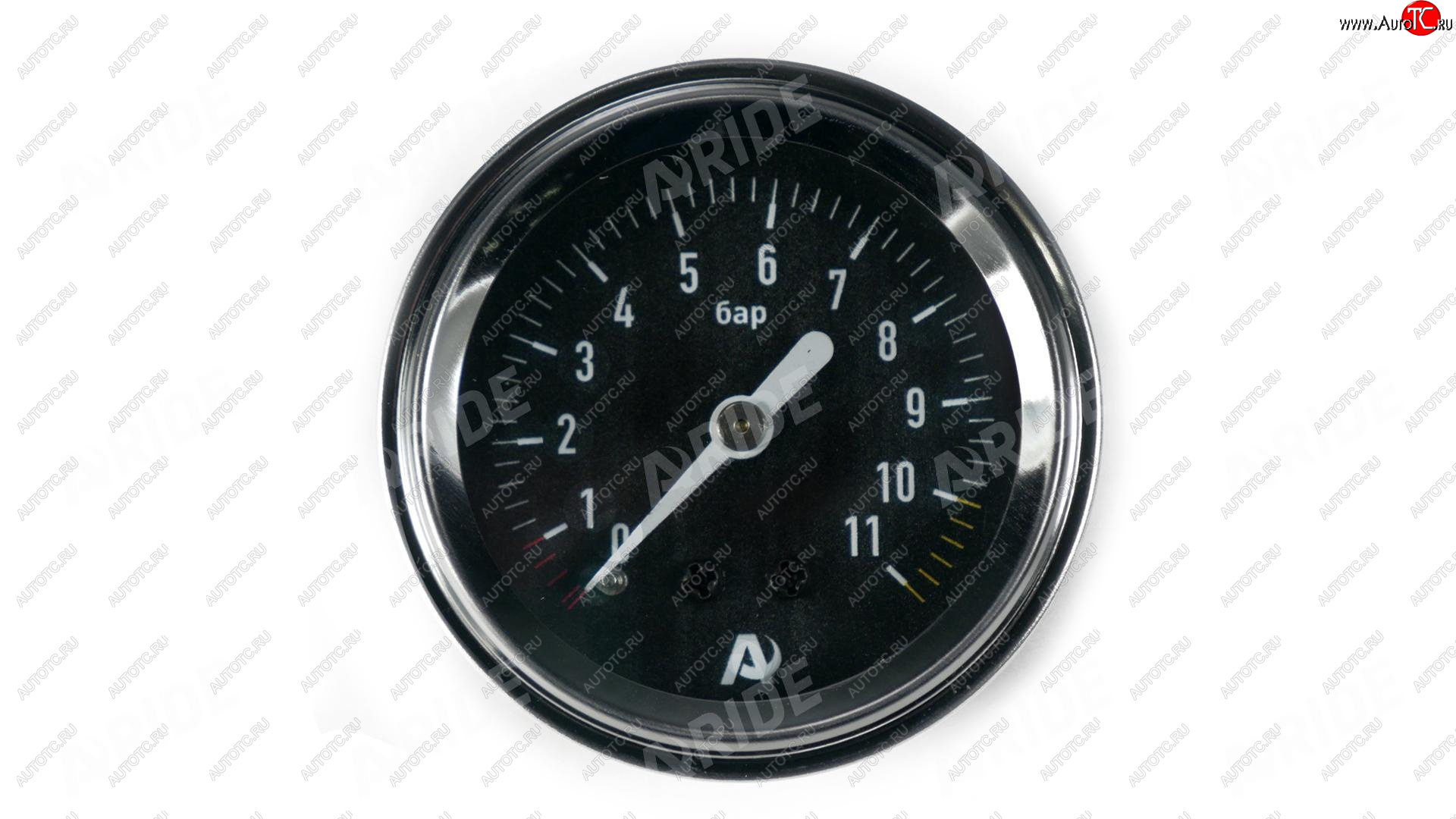 1 259 р. Манометр ARIDE 51 мм, 1х11 бар (160 PSI), 2, черный Арайд м 51 1 11  с доставкой в г. Кемерово