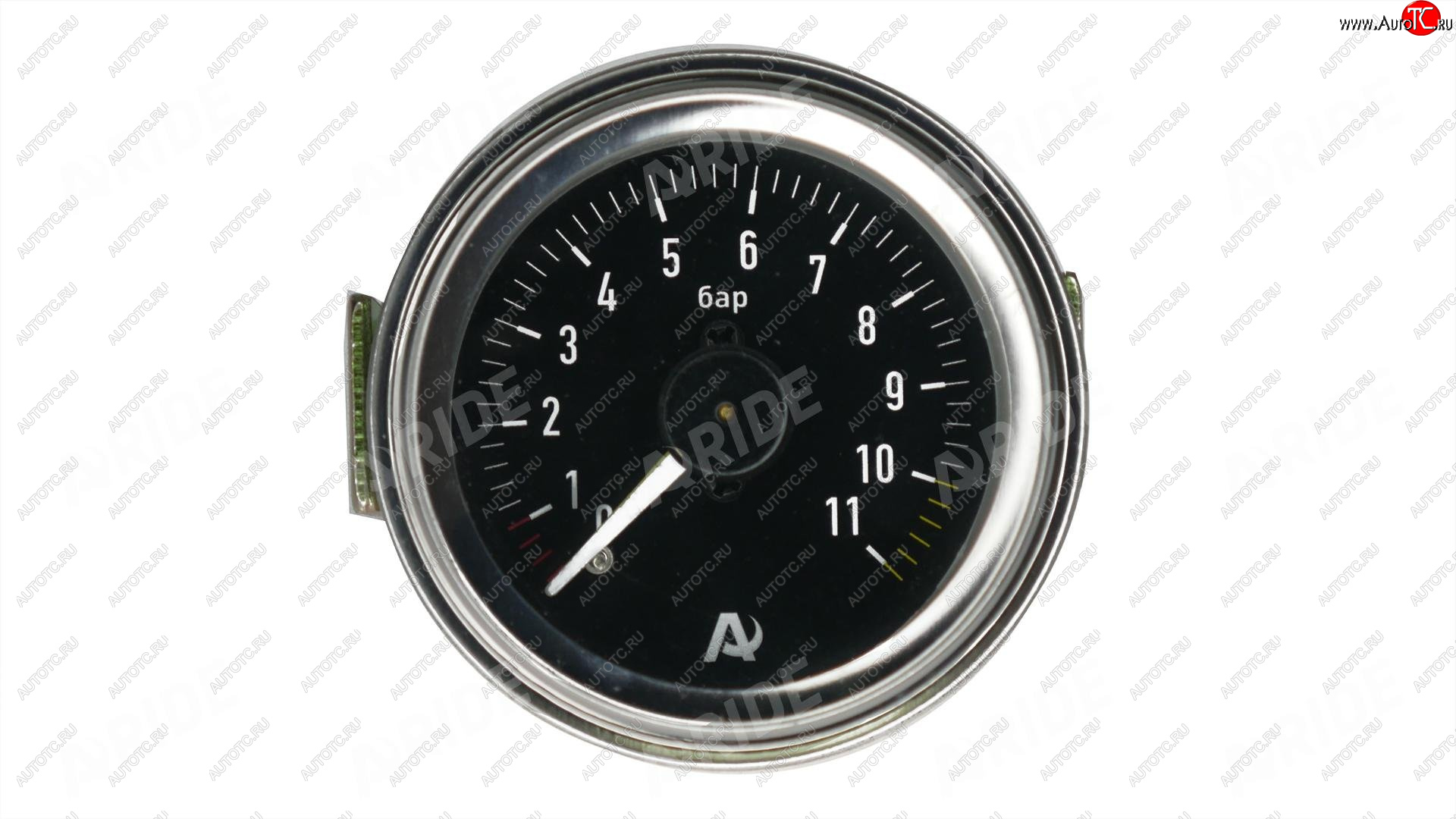 3 299 р. Манометр ARIDE 53 мм, 2х11 бар (160 PSI), 2, черный Арайд м 53 2 11  с доставкой в г. Кемерово