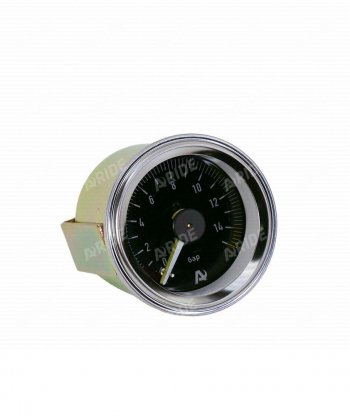 3 299 р. Манометр ARIDE 53 мм, 2х15 бар (220 PSI), 2, черный Арайд м 53 2 15  с доставкой в г. Кемерово. Увеличить фотографию 3