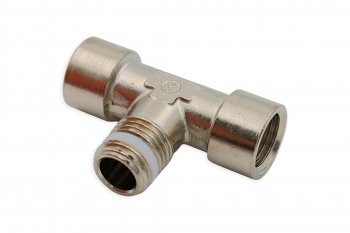 429 р. Фитинг тройник с фторопластовым кольцом Camozzi S2060 18-18 Camozzi s2060 18-18  с доставкой в г. Кемерово. Увеличить фотографию 1