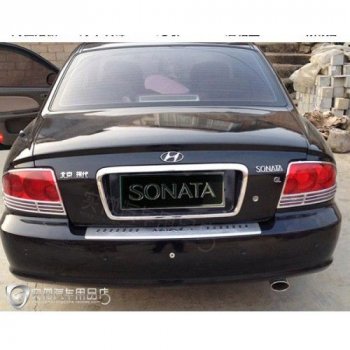 2 589 р.     Накладка заднего бампера Hyundai Sonata EF  hysn5-nbn00  с доставкой в г. Кемерово. Увеличить фотографию 1