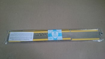 919 р.     Накладки на пороги TOYOTA RAV 4 2013-2014 Штамп  ttr44-npld0  с доставкой в г. Кемерово. Увеличить фотографию 1