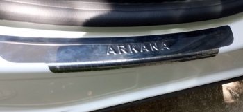 1 199 р.     Накладки на пороги RENAULT Arkana 2019~ (Prime)  rnark-nppl0  с доставкой в г. Кемерово. Увеличить фотографию 1