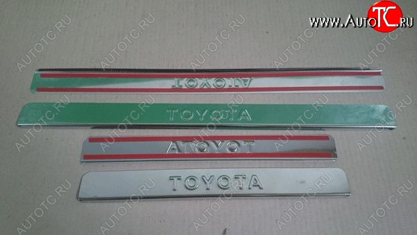 889 р.     Накладки на пороги TOYOTA  LC  PRADO (200) Штамп  ttlc2-npld0  с доставкой в г. Кемерово