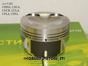 18 199 р. Поршни СТИ VolksWagen 2,0 CHHC под палец 2351мм кольца 1,21,52,0  153891744  с доставкой в г. Кемерово. Увеличить фотографию 2