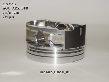 17 999 р. Поршни СТИ VolksWagen 2,0 AGU (CR=9,0) кольца 1,21,52,0  156178987  с доставкой в г. Кемерово. Увеличить фотографию 4