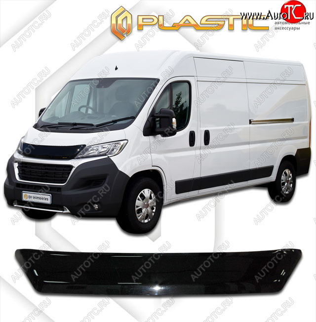 1 989 р. Дефлектор капота CA-Plastic Fiat Ducato 290 (2014-2025) (classic черный, без надписи) с доставкой в г. Кемерово Увеличить фотографию 1 1 989 р. Дефлектор капота CA-Plastic Fiat Ducato 290 (2014-2025) (classic черный, без надписи) с доставкой в г. Кемерово