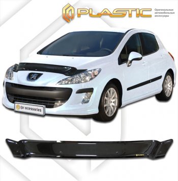 Дефлектор капота CA-Plastic Peugeot 308 T7 хэтчбэк 5 дв. рестайлинг (2011-2014)