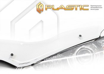 2 199 р. Дефлектор капота Шелкография белая CA Plastic на Toyota Spacio  1997-2001  с доставкой в г. Кемерово. Увеличить фотографию 1