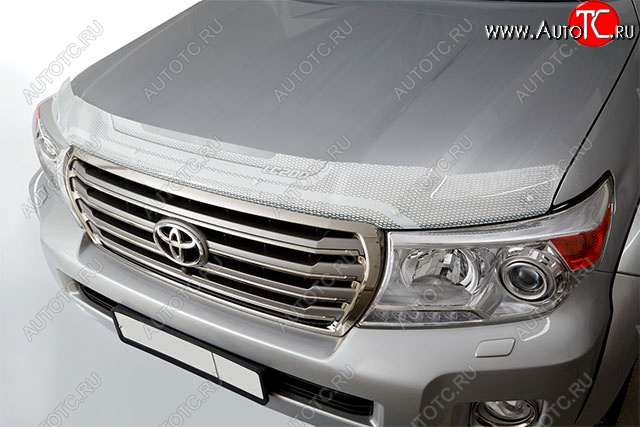 2 599 р. Дефлектор капот CA-Plastic  Renault Logan  2 (2018-2025) рестайлинг (серия ART белая)  с доставкой в г. Кемерово