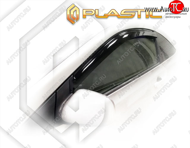 1 899 р. Ветровики дверей Classic полупрозрачный CA Plastic на Honda Civic Купе 2005-2010   с доставкой в г. Кемерово