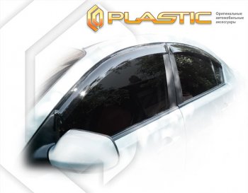 1 999 р. Ветровики дверей Classic полупрозрачный CA Plastic на Mazda Axela седан 2004-2009  с доставкой в г. Кемерово. Увеличить фотографию 1