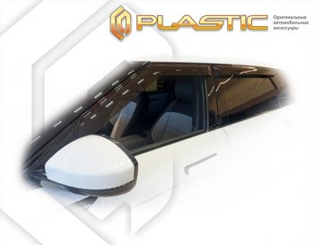1 999 р. Ветровики дверей Classic полупрозрачный CA Plastic на Range Rover Evoque II поколение 2021  с доставкой в г. Кемерово. Увеличить фотографию 1