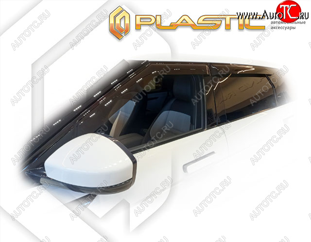 1 999 р. Ветровики дверей Classic полупрозрачный CA Plastic на Range Rover Evoque II поколение 2021  с доставкой в г. Кемерово