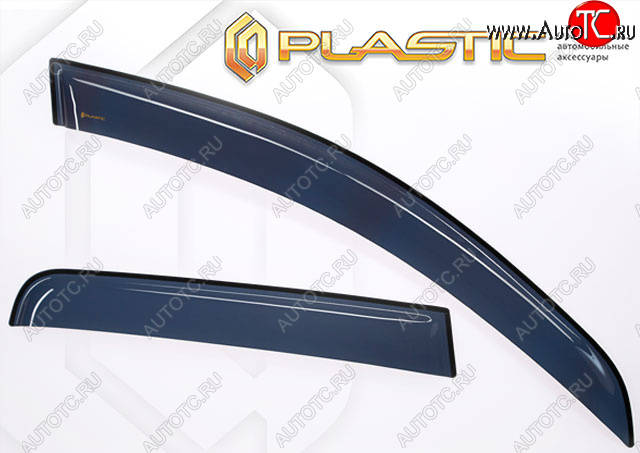 2 199 р. Ветровики дверей Classic полупрозрачный CA Plastic на Volvo FH4  2012-2016  с доставкой в г. Кемерово