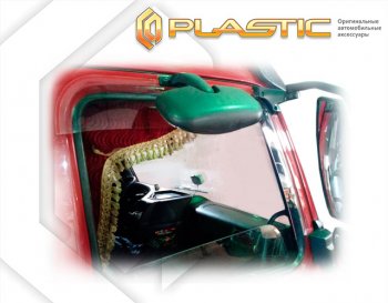 2 599 р. Ветровики дверей Classic полупрозрачный CA Plastic на Volvo FMX, FMX4  2010–2017  с доставкой в г. Кемерово. Увеличить фотографию 1