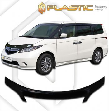2 399 р. Дефлектор капота (exclusive) Classic черный CA Plastic на Honda Elysion  2004-2006  с доставкой в г. Кемерово. Увеличить фотографию 1